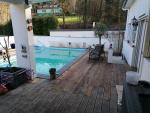 Schwimmbad Randstein, nicht gerundet, Granit Klasse 1, Granitstein für Rechteckbecken 4 x 8 m  !!!Speditionsversand!!!